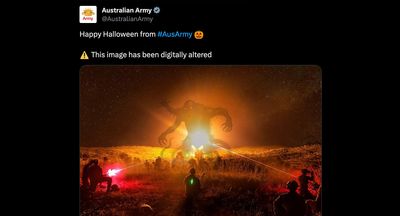 ‘Image has been digitally altered’: Inside the army’s monster Halloween brainstorm