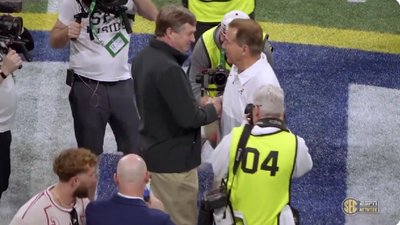 A mic’d-up Nick Saban and Kirby Smart showered each other with praise ahead of SEC title game