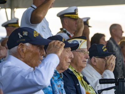 Centenarian Pearl Harbor survivors return to honor those who were killed 82 years ago