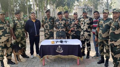 BSF, Punjab police recover Pakistani drone in Amritsar