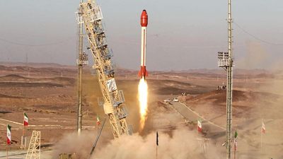 Iran sends up rocket with test living capsule