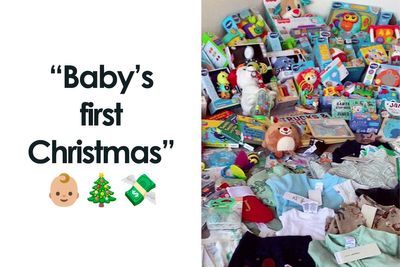 Mom Shares What Her Only Child Got For Their First Christmas, Splits The Internet