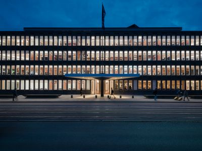 Restored former US embassy in Oslo brings Eero Saarinen’s vision into the 21st century