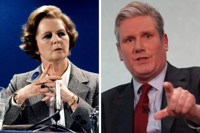 Keir Starmer tries to diffuse Margaret Thatcher row at Scottish Labour gala event