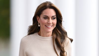 Kate Middleton’s pearl-embellished boucle jacket is a masterclass in keeping both warm and stylish this Christmas season