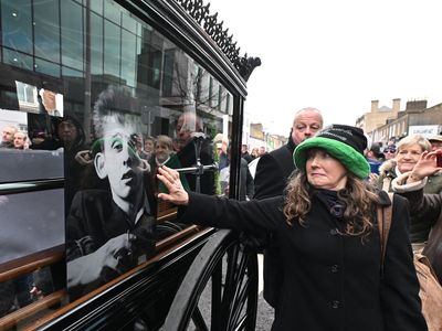 Johnny Depp and Nick Cave join thousands to celebrate life of Pogues frontman Shane MacGowan