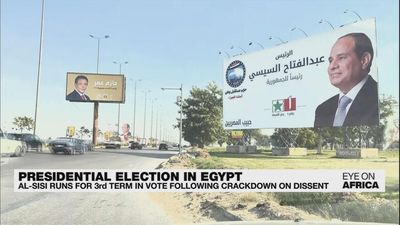 Al-Sisi runs for third time in vote following crackdown on dissent