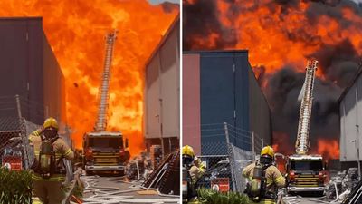 One person missing after large factory blaze
