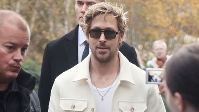 Ryan Gosling Picks Up a Fan (and a Cool Jacket) in London