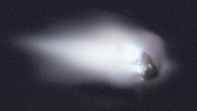 Halley's Comet begins its return journey to Earth Saturday