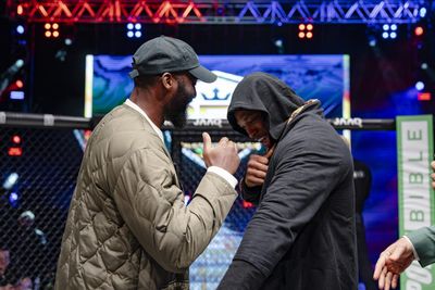 Video: Cedric Doumbe, Michael Page have unexpected faceoff at PFL Dublin