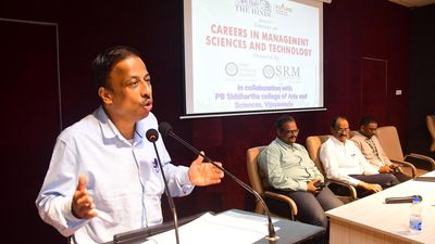 Students urged to think big at The Hindu FIC, SRM-AP seminar