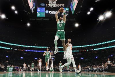 PHOTOS: Boston vs. New York – Celtics get mad after Jaylen Brown ejection, beat Knicks 133-123