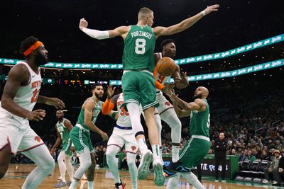 Porzingis drops 21 in return from injury, Celtics top Knicks 133-123