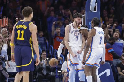 PHOTOS: Best images from Thunder’s 138-136 OT win over Warriors