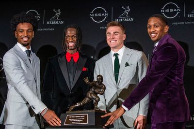 LSU QB Jayden Daniels overcomes being outside CFP race to win Heisman Trophy with prolific season