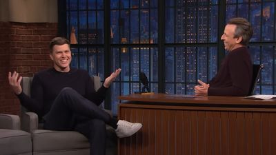 Seth Meyers Absolutely Roasted Colin Jost In Viral TikTok Over A Red Carpet Moment With Scarlett Johansson, And I Can't Stop Laughing