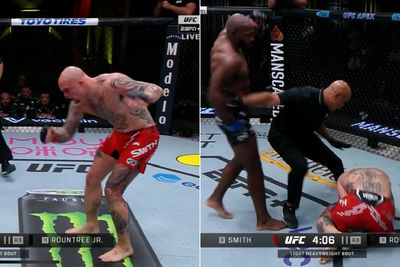 UFC Fight Night 233 video: Khalil Rountree wobbles Anthony Smith, wins by TKO, calls for Alex Pereira title fight