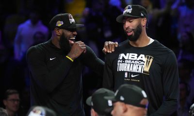 LeBron James gives Anthony Davis massive praise after winning the NBA Cup