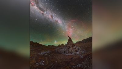 Space photo of the week: 'Magical' Milky Way cuts through the Valley of the Moon in Chile's Atacama Desert