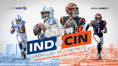 Colts vs. Bengals: How to watch, stream, listen in Week 14