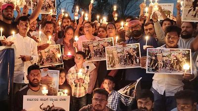 Candle light vigil held for Arjuna