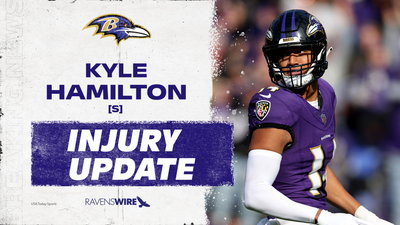 Kyle Hamilton exits Ravens matchup vs. Rams with a knee injury