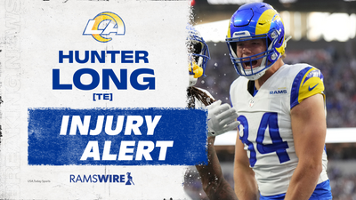 Rams TE Hunter Long carted off with knee injury, doubtful to return