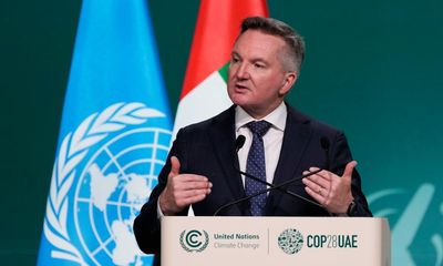Chris Bowen says agreement on global fossil fuel phase out central to Australia’s renewable energy plans
