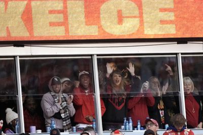 8 photos of Taylor Swift watching Travis Kelce’s Chiefs take on AFC rival Bills in tightly contested game