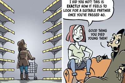 32 Newest Comics Depicting Life After Death By This Artist (New Pics)