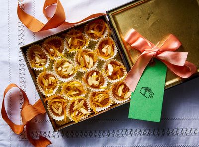 A Christmas gift from Sardinia: Rachel Roddy’s recipe for candied orange and almond balls, or s’aranzada