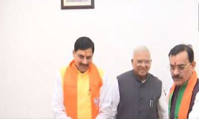 Mohan Yadav meets Madhya Pradesh Governor; stakes claim to form govt