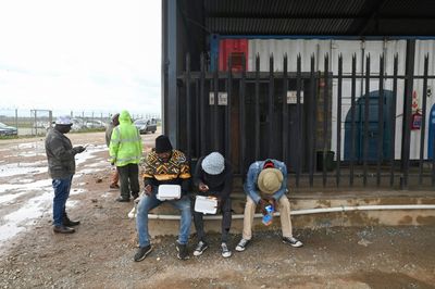 South Africa Miners Resurface After Underground Dispute