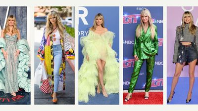 Heidi Klum's best looks, from unforgettable red carpet gowns to iconic mini dresses