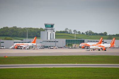 Another airport had a huge parking lot fire