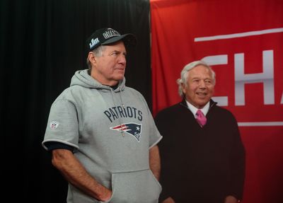 Here’s what Bill Belichick said on awkward Robert Kraft-Pat McAfee moment