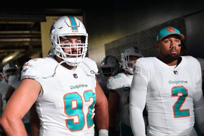 Zach Sieler with THICC Six for Dolphins against Titans
