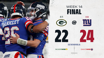Packers lose to Giants 24-22 in chaotic finish at MetLife Stadium
