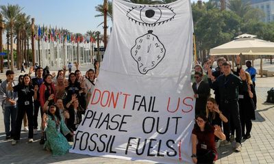 At Cop28 it feels as if humanity’s shared lifeboat is sinking. There are only hours left to act