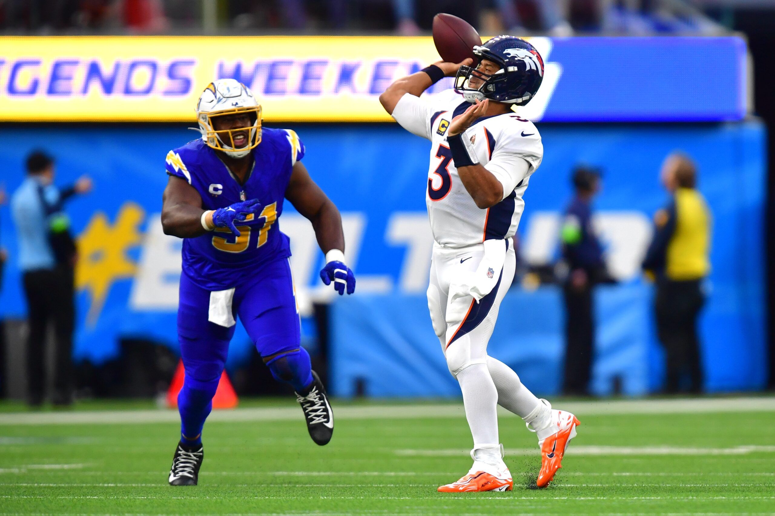 Russell Wilson’s Pass To Courtland Sutton Was Longest…