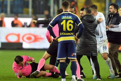 Authorities in Turkey say attack on referee should be ‘milestone’ for change