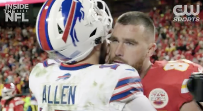 Mics Caught Travis Kelce’s Classy Message to Josh Allen Moments After Chiefs’ Loss to Bills