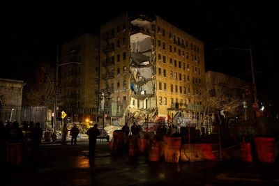 A Bronx apartment block was plagued by building violations for years. This week it collapsed