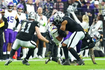 Raiders DE Tyree Wilson created career-high four pressures vs. Vikings