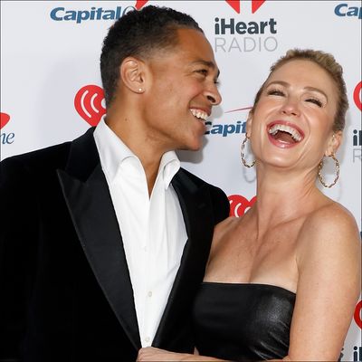 Former 'GMA' Hosts Amy Robach and T.J. Holmes Dish on Their Relationship Red Carpet Debut