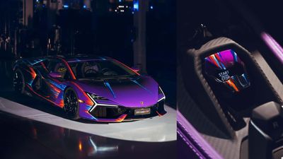 The Lamborghini Revuelto Opera Unica Even Has A Hand-Painted Start Button Cover