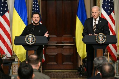 Biden shames Republicans for standing in the way of Ukraine aid