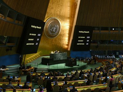 The United Nations approves a cease-fire resolution despite U.S. opposition