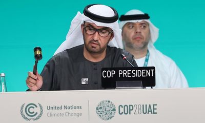 Cop28: landmark deal to ‘transition away’ from fossil fuels agreed – as it happened